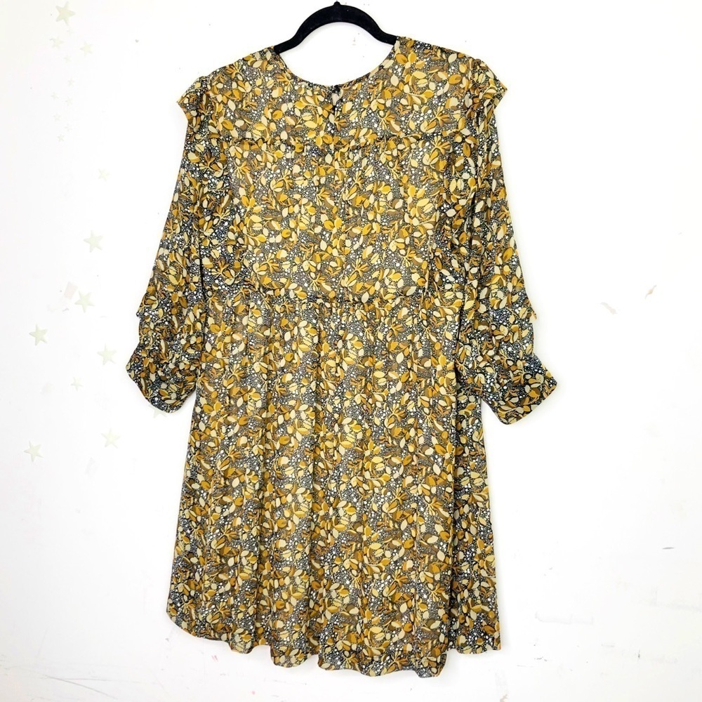 BA & Sha Floral ruffled mini Sandra dress - Picture 5 of 10